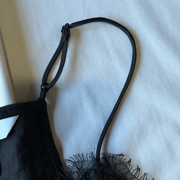 PM Black Lace Trim Camisole - Picture 7 of 7